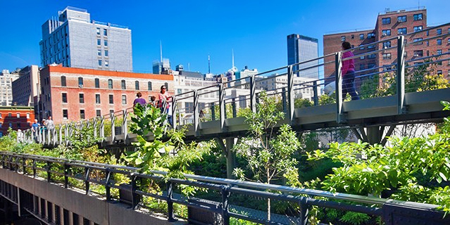 Green infrastructure in New York.